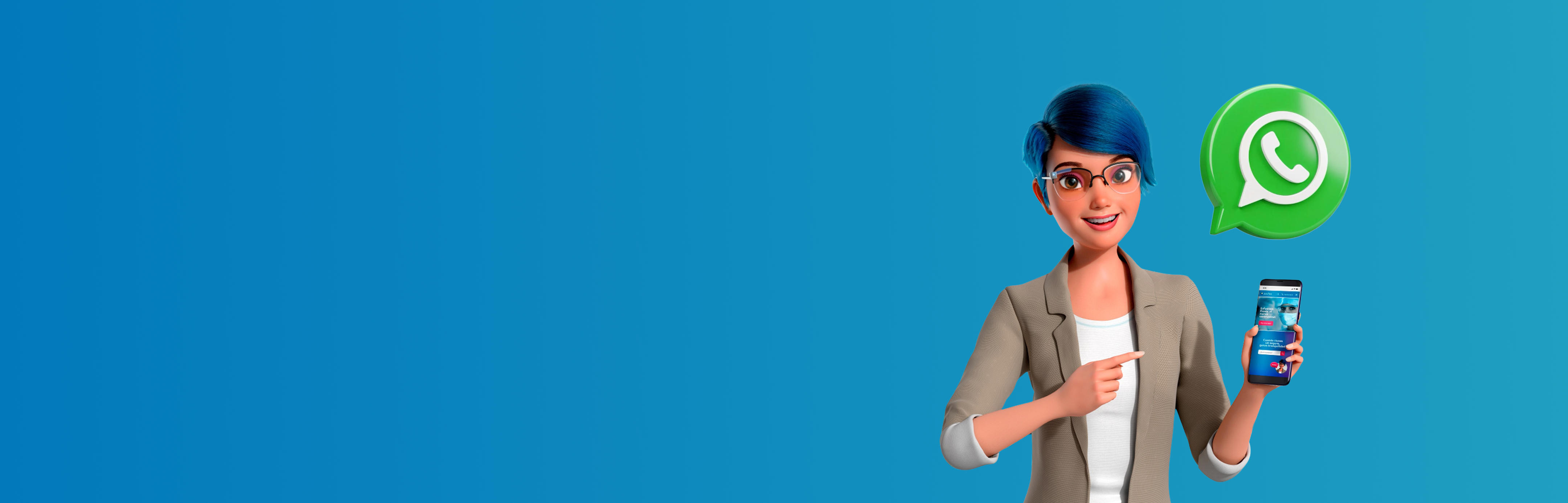 Resuelve consultas sobre pólizas, siniestros y pagos con nuestro asistente virtual. Disponible 24/7.