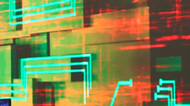 Imagen que representa la ciberseguridad con interfaces y datos digitales